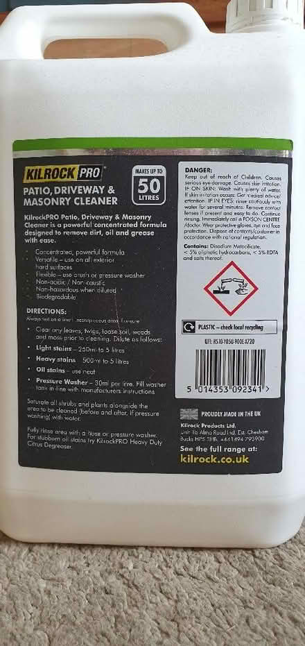 Photo of free Patio, paving cleaner (Hartington Road BN2) #2