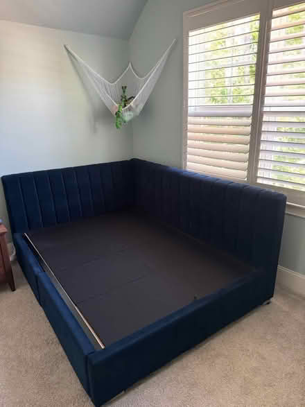 Photo of free Bed frame - full size mattress (Downtown Cary) #2
