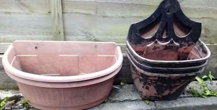 Photo of free Plastic pots and planters (Horsham, near Bennetts Field) #1