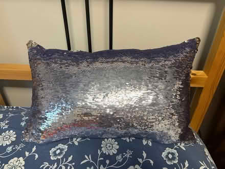 Photo of free Reversible sequin pillow (Ellicott City) #1