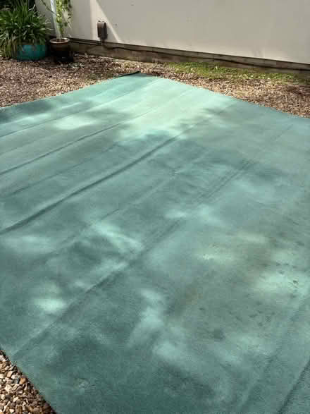Photo of free Green Wilton carpet hessian backed (Hartford PE29) #1