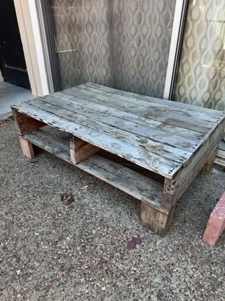 Photo of free Pallet table (San Jose California) #1