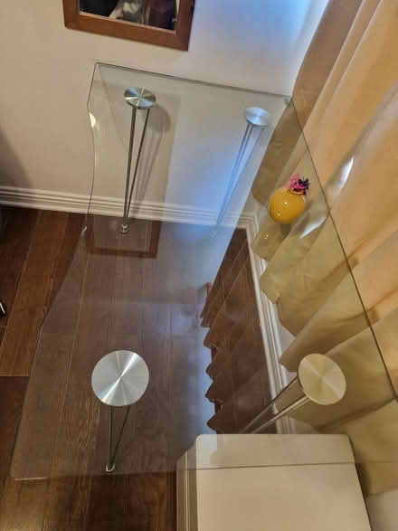 Photo of free Large glass desk and 2 seat sofa (Dublin 8) #2