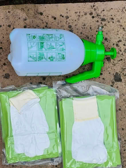 Photo of free Plant covers with gloves + Spray bottle (Penrith CA11) #1