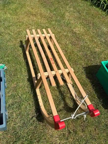 Photo of free Wooden sledge (Burpham, Guildford) #1