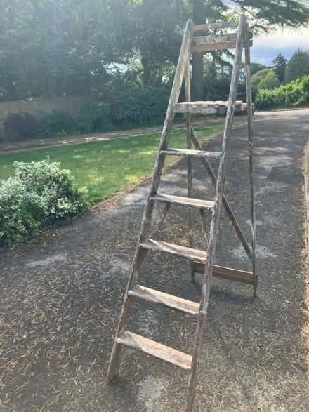Photo of free Wooden stepladder (Weston Park BA1) #1