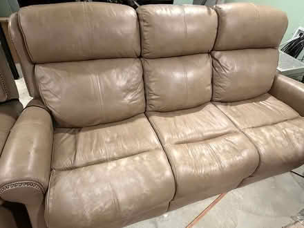 Photo of free 2 Leather Sofas Electric Recliners (Novi) #1
