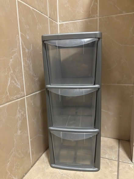Photo of free 3-Drawer Plastic Storage Organizer (next to city hall) #1