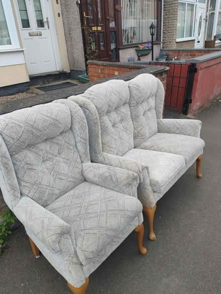 Photo of free Two seater, one seater & a recliner (Yardley B25) #1