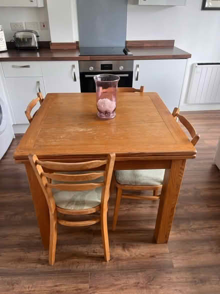 Photo of free Convertible dining table + 4 chairs (St Albans AL1) #1