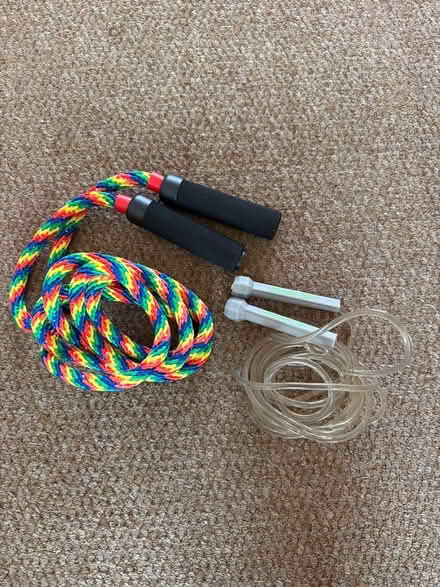 Photo of free 2 skipping ropes unused (Welling DA16) #1