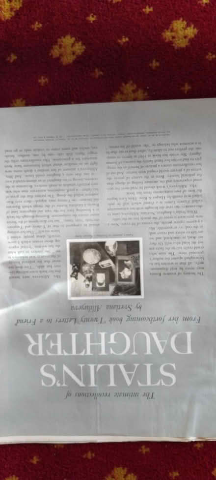 Photo of free Extracts from Stalin's daughter's autobiography (Kennington OX1) #1