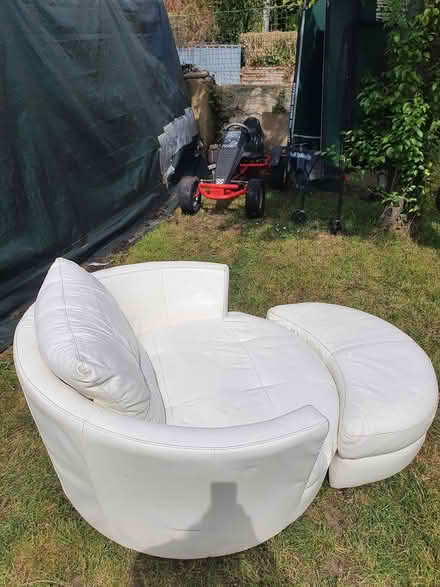 Photo of free Swivel sofa and footstool (Hatfield AL10) #1