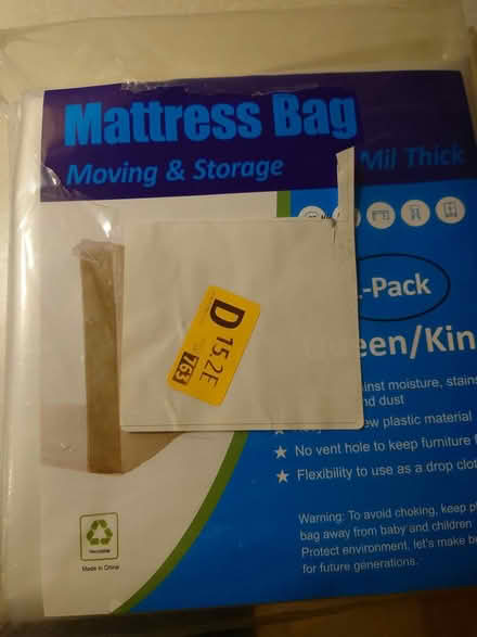 Photo of free Mattress bag (Lancaster) #1