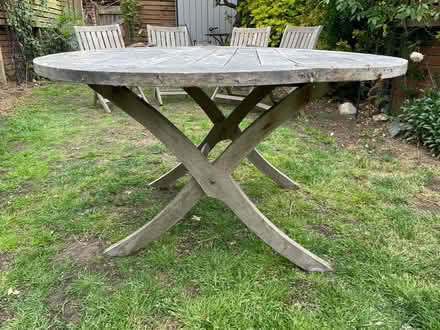 Photo of free Solid hardwood garden dining set (Palmer Park RG1) #3