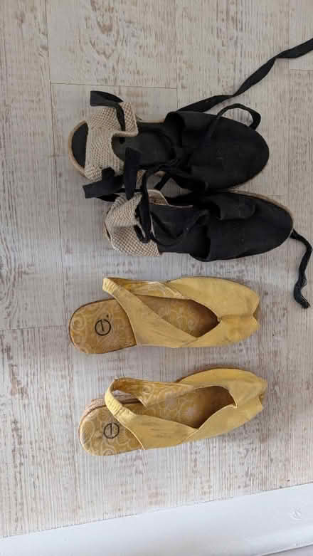 Photo of free 2 pairs of espadrilles (RG24 Old Basing) #1