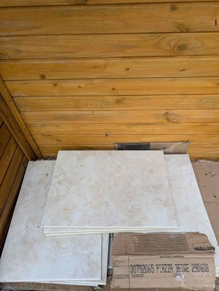 Photo of free Beige Piazza Bathroom Tiles 37x27cm (London, W13) #1