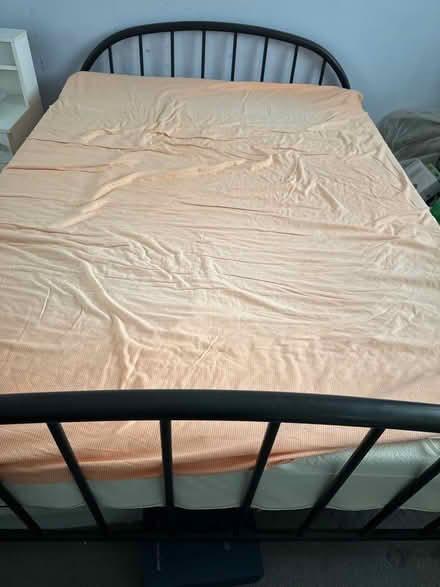 Photo of free Metal Bed Frame Double (Bedfont TW14) #1