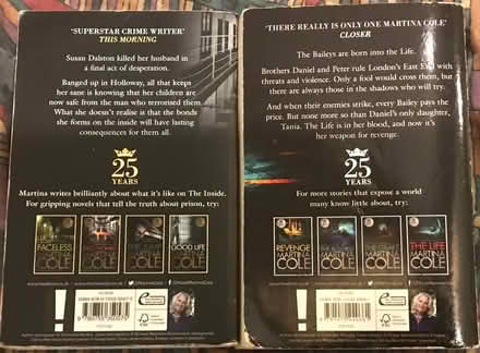 Photo of free 2 Martina Cole crime novels (Orrell, wigan, WN5) #2