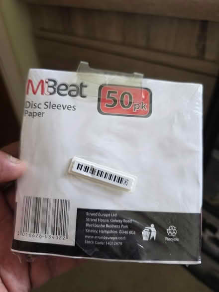 Photo of free Disc sleeves paper (leamington spa CV32) #1