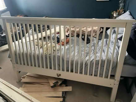 Photo of free Wooden Bed Frame (E15) #3
