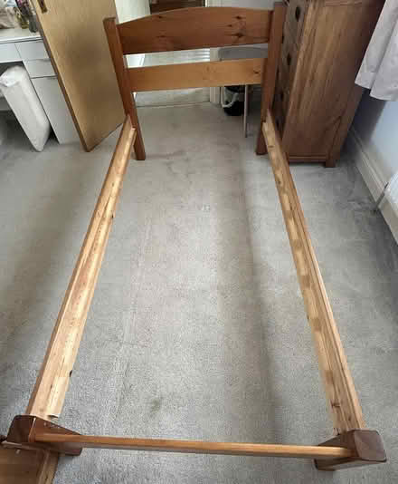 Photo of free Sturdy single bed frame (Oxford OX4) #1