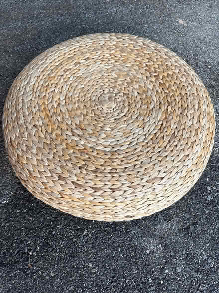Photo of free Seagrass low ottoman (West Chester Borough) #1