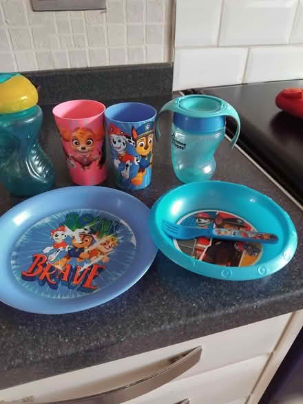 Photo of free Childrens cups and plate. (Bracknell RG42) #1