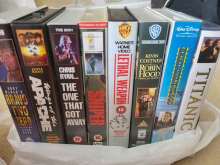 Photo of free VHS Original Tapes X8 (Matlock DE4) #1