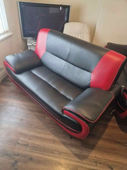 Photo of free 3 and a 2 sofa (Offerton SK2) #1