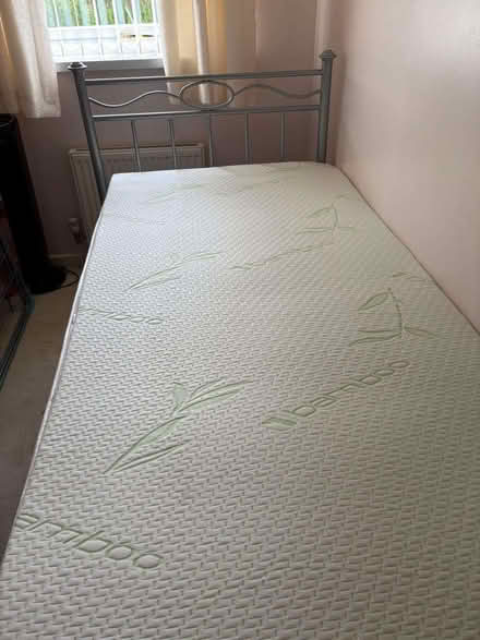 Photo of free Single bed, mattress and topper (Thornhill CF14) #1