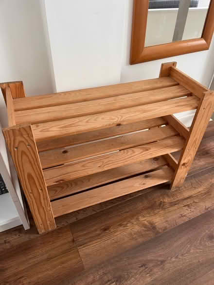 Photo of free Wooden shoe rack (St Albans AL1) #2