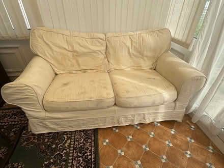Photo of free 2 seater sofa (Brumby DN16) #1