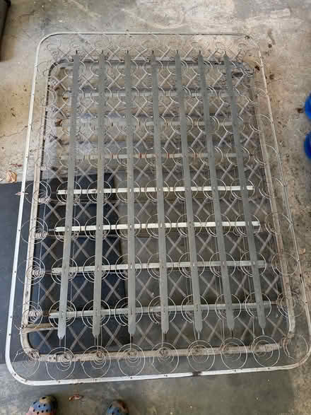 Photo of free Antique metal box spring (5 minutes away from airport) #1