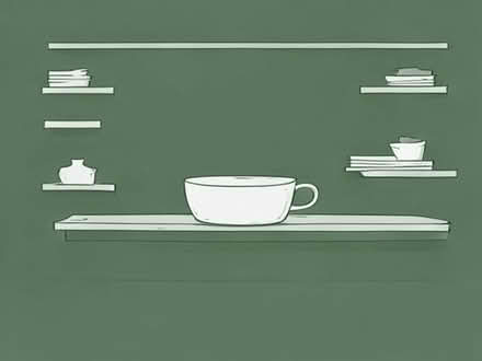 Photo of Leftover wallpaper to cover shelves (New Marston OX3) #1