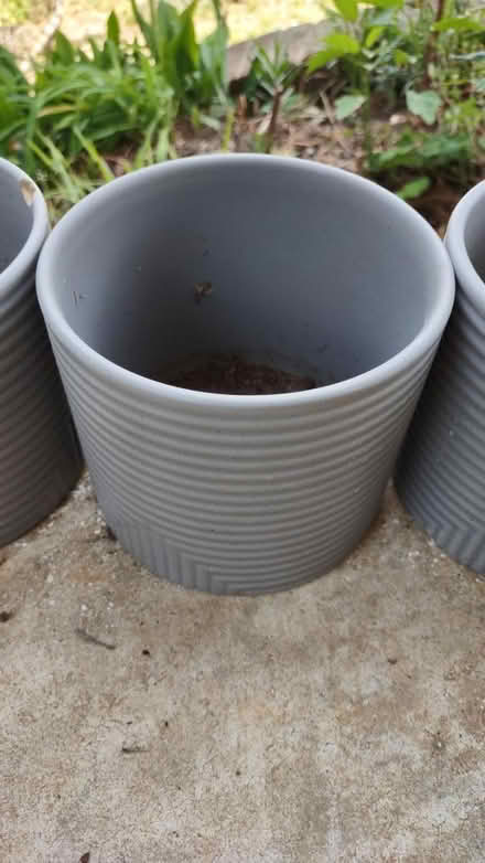 Photo of free Ceramic planters (Clinton, MD) #2