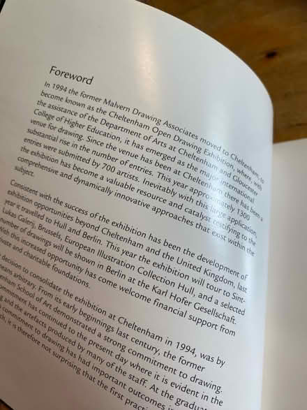 Photo of free Cheltenham 1999 Open Drawing Exhibition Guide (Lightpill GL5) #2