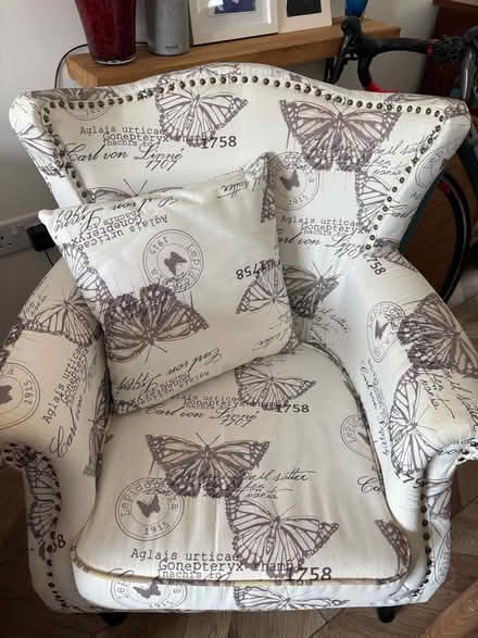 Photo of free Patterned chair. (Abingdon-on-Thames OX14) #2