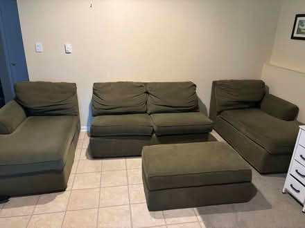 Photo of free Long Sectional with Ottoman (South Whitehall near Target) #2