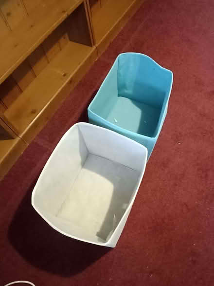 Photo of free two foldable fabric storage boxes (Brookhouse LA2) #2