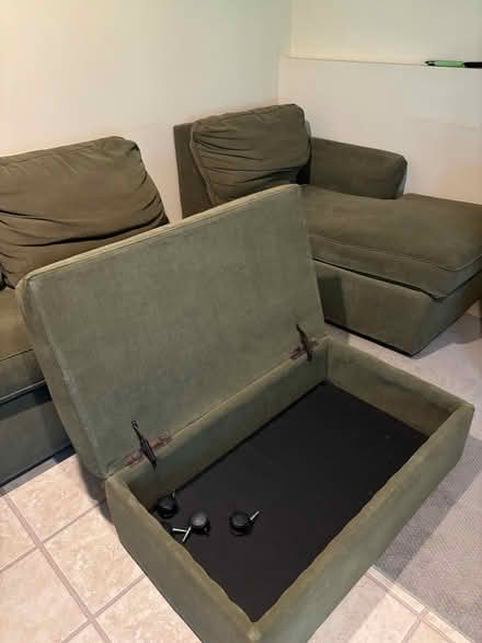 Photo of free Long Sectional with Ottoman (South Whitehall near Target) #3