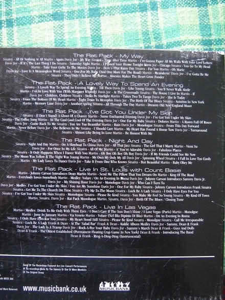 Photo of free RATPACK CDs BOX SET (cwmbran, ty coch) #4