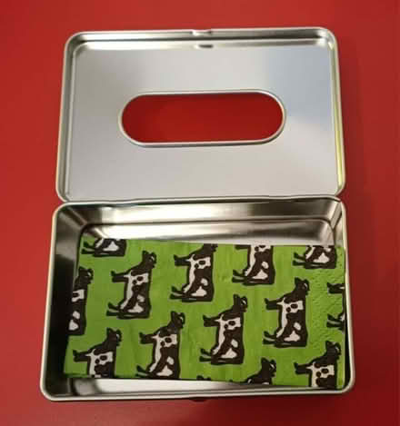 Photo of free Small Muji metal tissue holder (Bradbourne Lakes TN13) #2