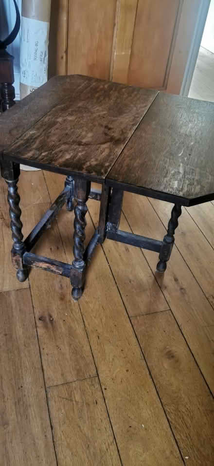 Photo of free Small drop leaf table (Gregson Road, Lancaster) #2