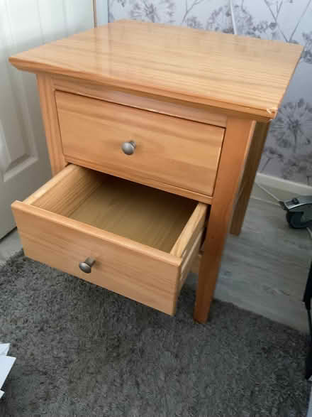 Photo of free Solid Bedside Table (Birchington CT7) #1
