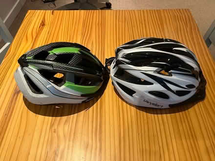 Photo of free 2 bike helmets (Kennington) #1