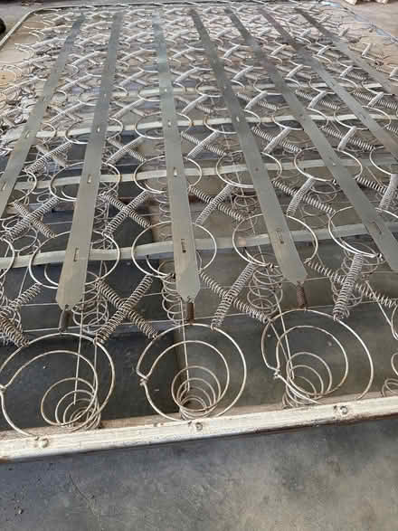 Photo of free Antique metal box spring (5 minutes away from airport) #2