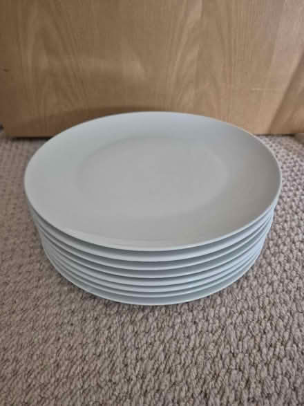 Photo of free 8 x white dinner plates (Tunbridge Wells) #1