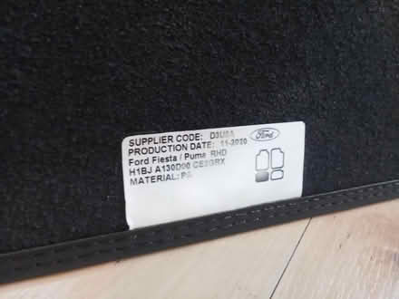 Photo of free Ford puma car mats (NW6 Kilburn) #1