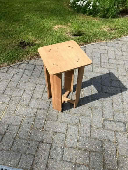 Photo of free wooden home-made table (Weston Park BA1) #1